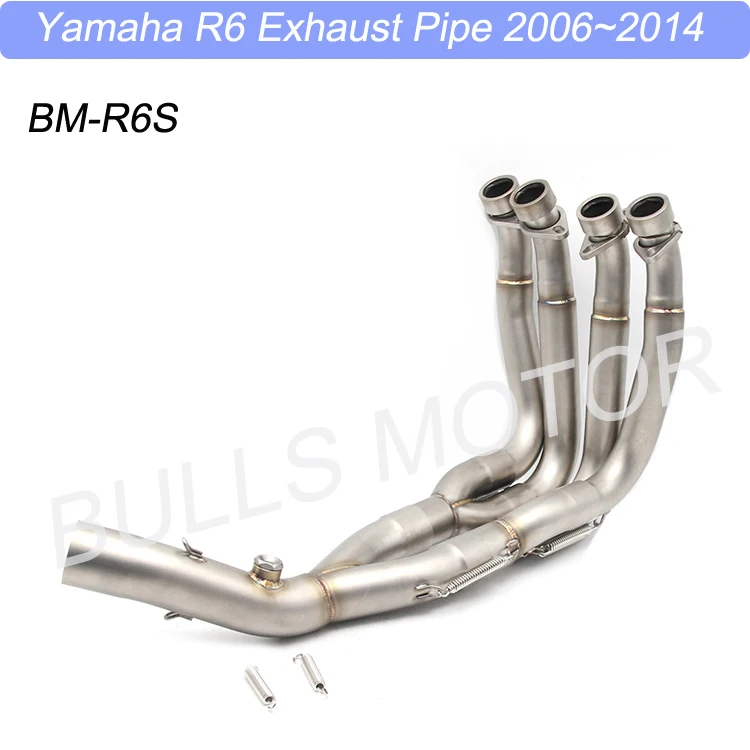 Modified Exhaust Pipe For Yamaha R6 Exhaust Headers Decat Downpipe