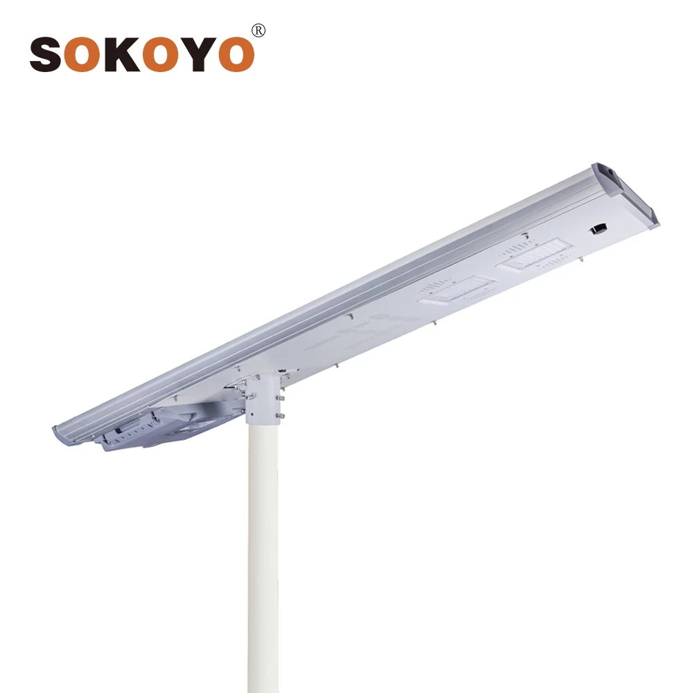 SOKOYO ip66 factory direct price easy install solar street light 60w