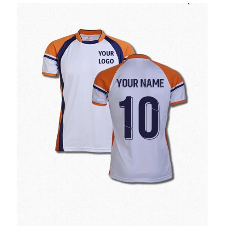 Short Sleeves Customized Sublimated Cricket Jersey 100 Polyester