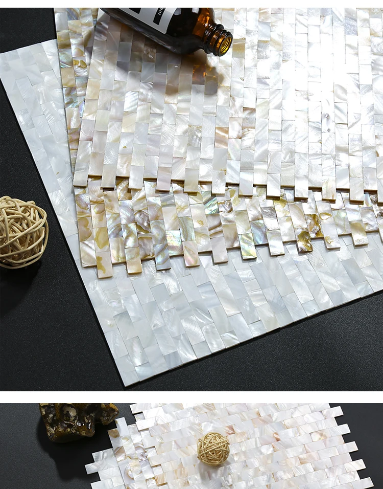 Factory price shell mother of pearl mosaic art wall decor sheets for sale
