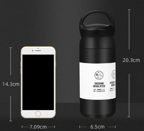 Amazon hot selling 316 stainless steel portable thermos 580ml water drinking bottle wholesale