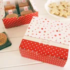 Kraft Transparent Small Cute Mooncake Moon Matte Color Drawer Paper Window Clear Packaging Cake Box For Cupcake Cake