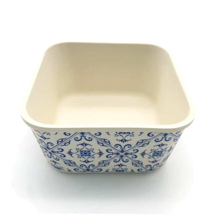 Eco Biodegradable Bamboo Fiber Food Storage Container Factory Wholesale