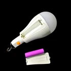 2019 工場出荷時の価格インテリジェント led 充電式電球 15 ワット、テント/キャンプライト、ナイトマーケット、バッテリー変更可能