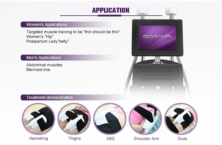 Painless ems machine electro muscle stimulation hiemt HIEMT technology