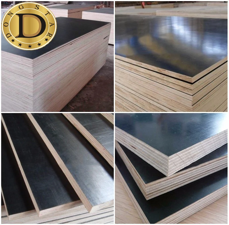 Outside Building Formwork Film Faced Plywood Shuttering Board