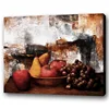 On Sale New Handmade Realistic Fruit Basket Canvas Oil Painting Picture Without Frame