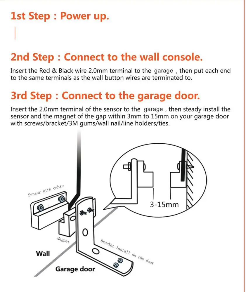 new wifi garage cheap roller sensor detector-6-1