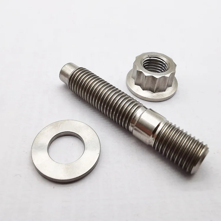 Titanium Exhaust Manifold Stud M8 Titanium Alloy Gr5 Exhaust Manifold