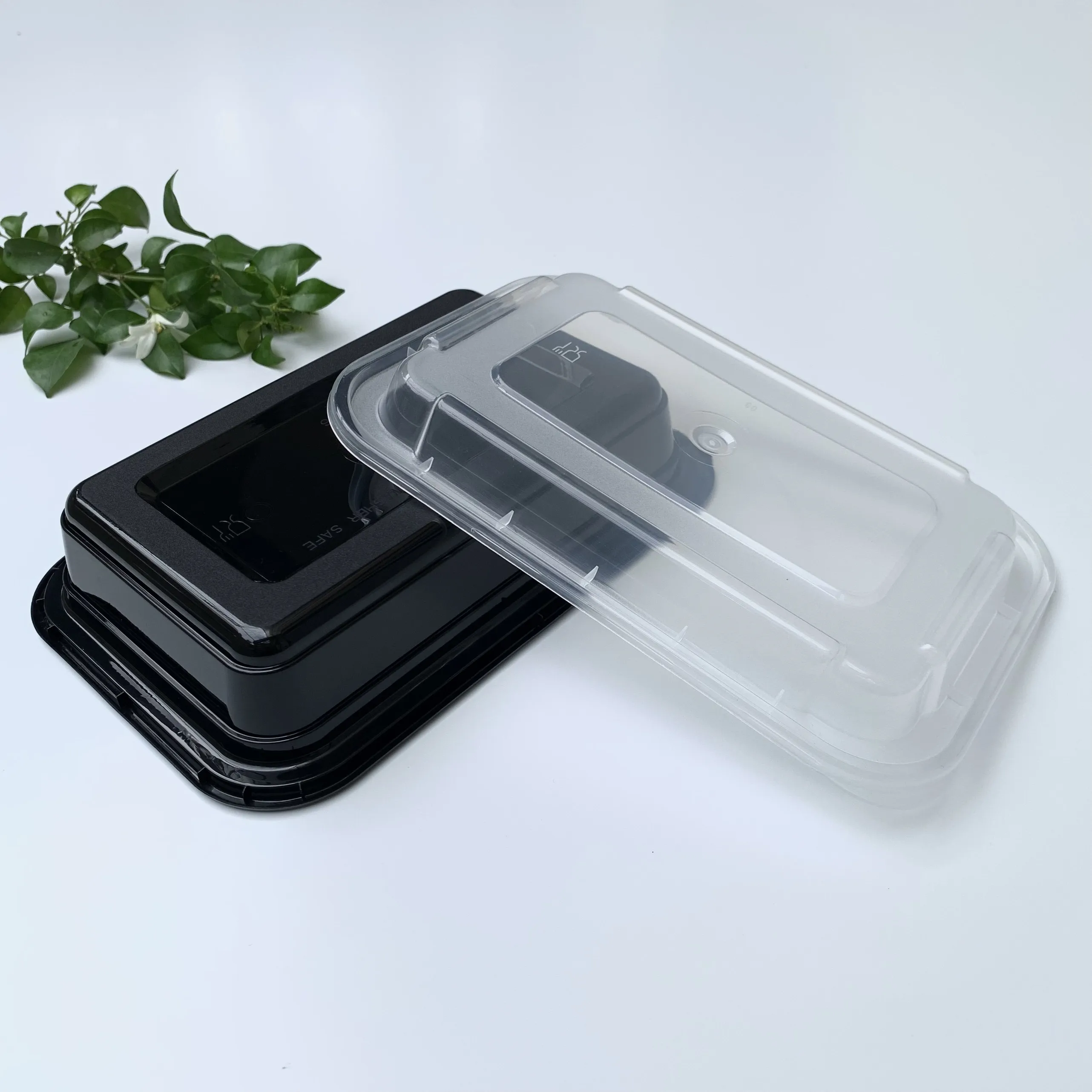 Wholesale Rectangular Pp Plastic Disposable Microwave Food Container
