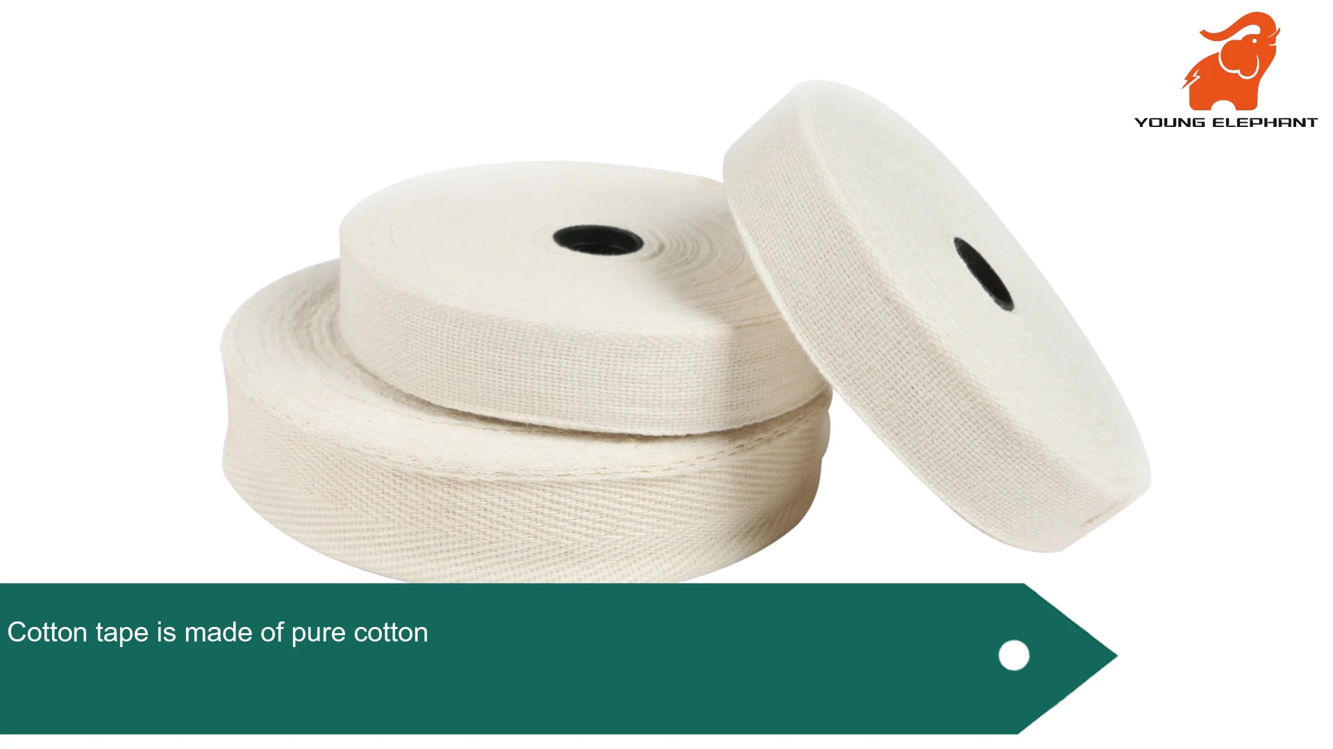 Factory Customized Size Electrical Insulation Pure Cotton Tape Class H