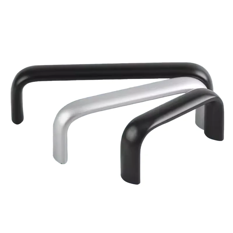 LS516-75-125 Chassis Cabinet Electrical Cabinet Power Supply Panel Oval Aluminum Alloy Handle 6000 Series T3-T8 Cutting details