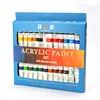 24colors art acrylic paint tubes set for kids