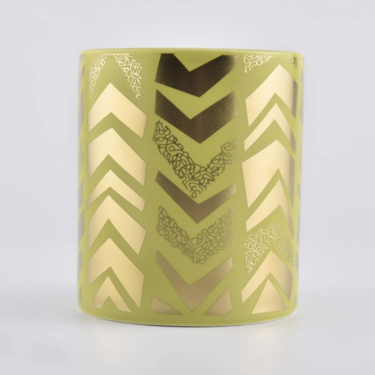 Customized home decoration warm gift ceramic candle jar