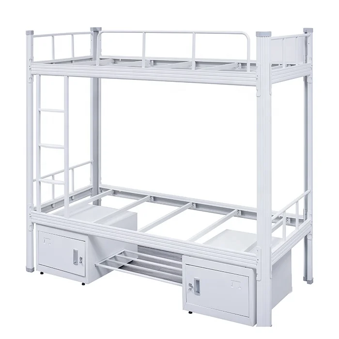 Factory durable Dubai Iron School Furniture metal Single Bed Wholesale Price Steel Bed Adult student for Adult bunk bed