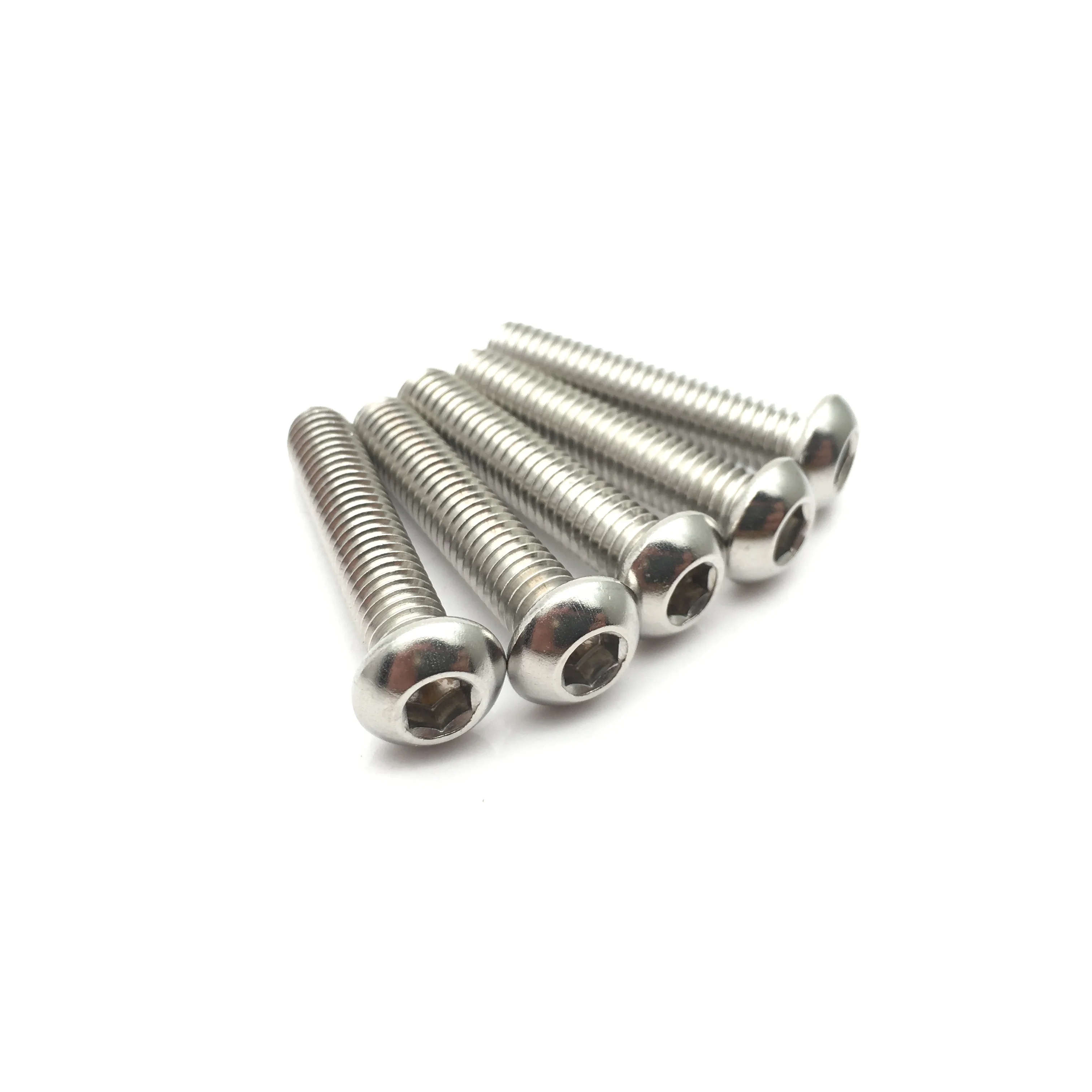 China Fastener Iso 7380 M3 M4 M5 M6 M8 304 Stainless Button Head Allen Bolt