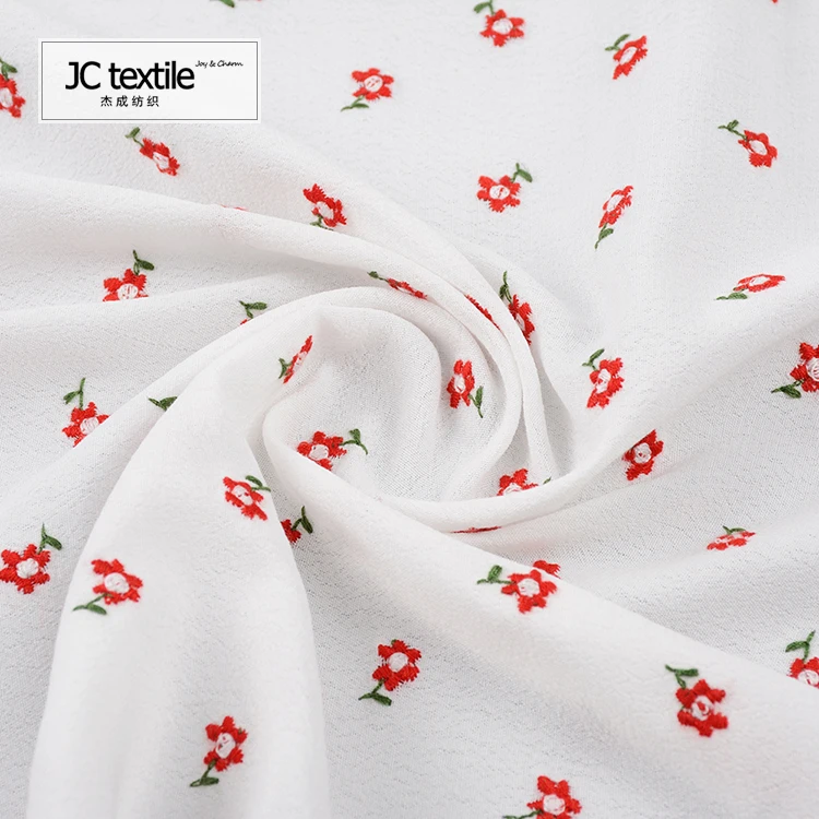 custom embroidered fabric