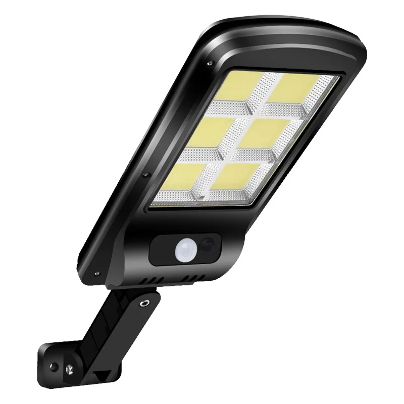 Outdoor Dusk To Dawn Wireless Ip65 Waterproof Security Motion Sensor Solar Light Street Wall Lamp with Adjustable Pole