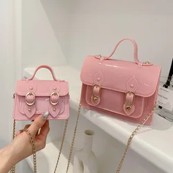 Fashion Luxury Hot Sale Pvc Girls Jelly Handbag Toddler Kids Purses Cute Jelly Purse Candy Colors Mini Hand Bags With Lock