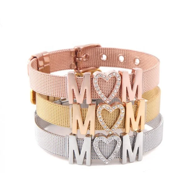 

Mothers Day Gifts Women Bracelets Rhinestone Jewelry Mom Bracelet