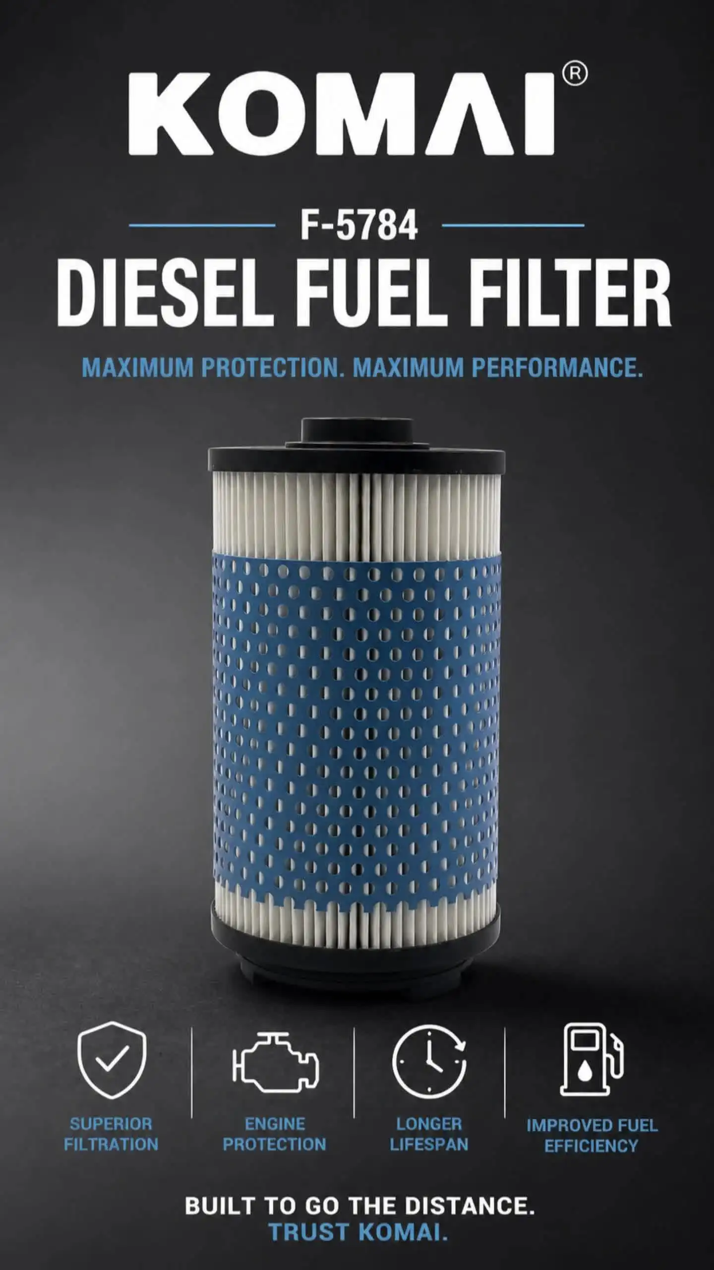 まや様 Komai Fuel Filters - High Efficiency for Excavators