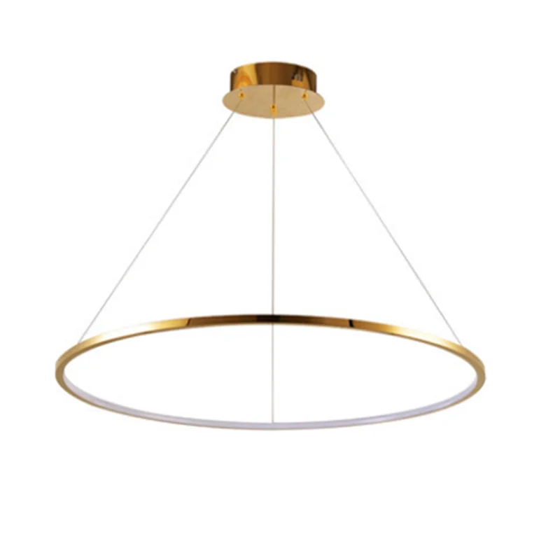 Chandeliers Ceiling Rings Electroplate Pendant Light Gold Lamps Home