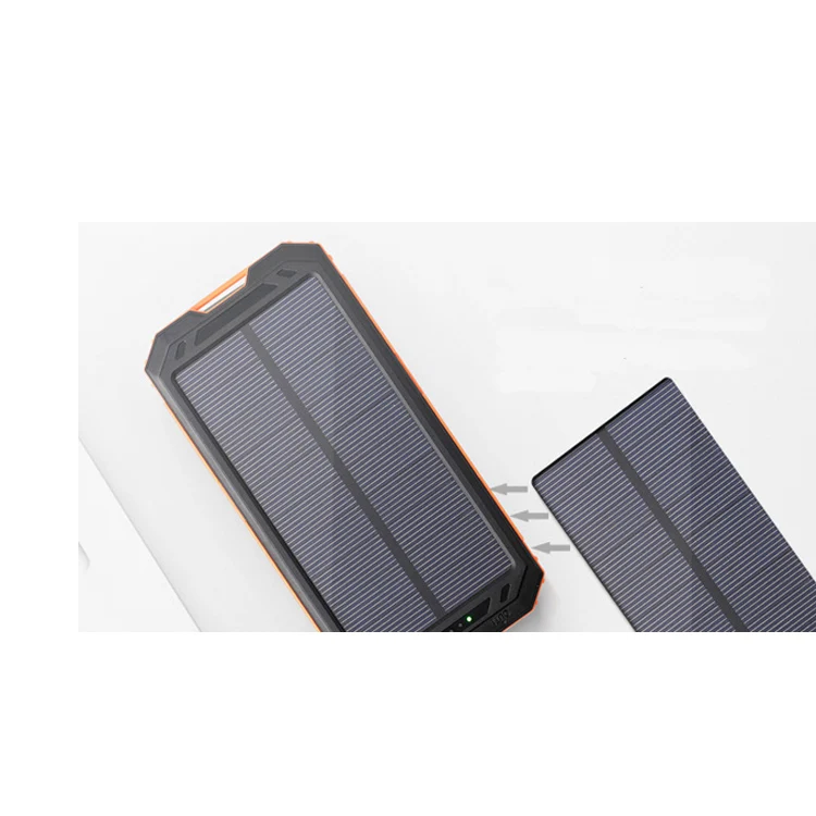 IP67 Dustproof Shockproof Rainproof Solar Phone Charger 30000mAh High Capacity Solar Power Bank - ANKUX.COM