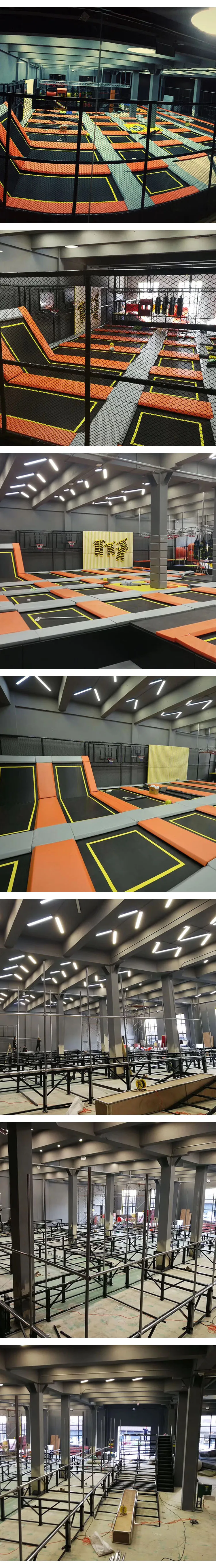 Factory Adult And Kids Commercial Parks Indoor Playground Trampoline