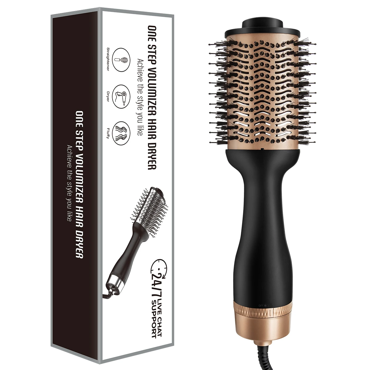 Amazon Hot Seller Best Blow Dry Brush For Thick Curly Hair Best Blow