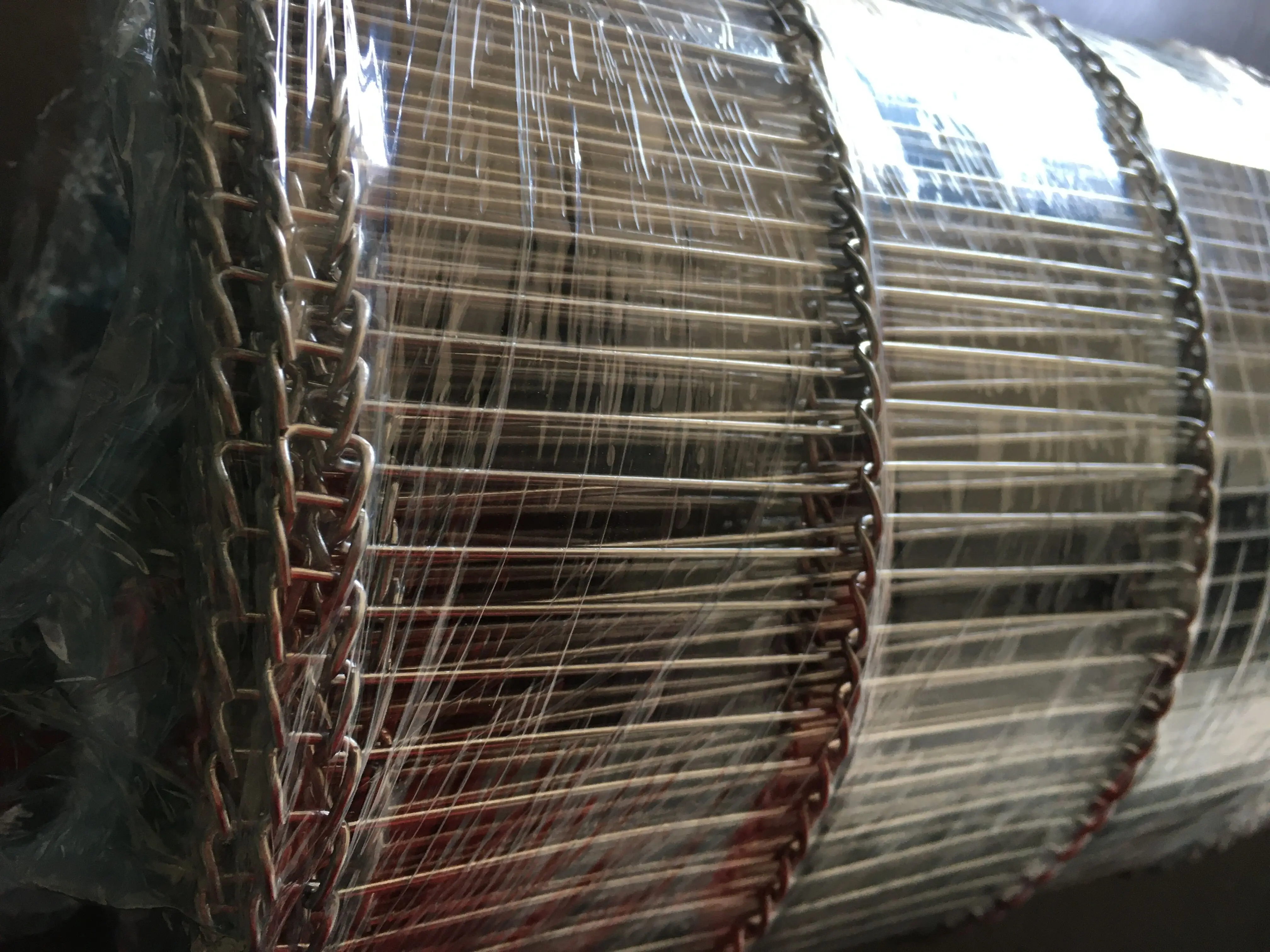 Stainless Steel Wire Mesh Conveyor Belts Flat Flex Conveyor Belts / Enrober Conveyor Belts For Food Industry