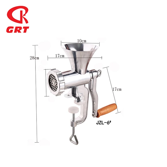 Safe Operating Hand Crank Meat Grinder Jzl 6 Meat Mincer With Wooden   H7884413e765143629a0ac339fb458081B 