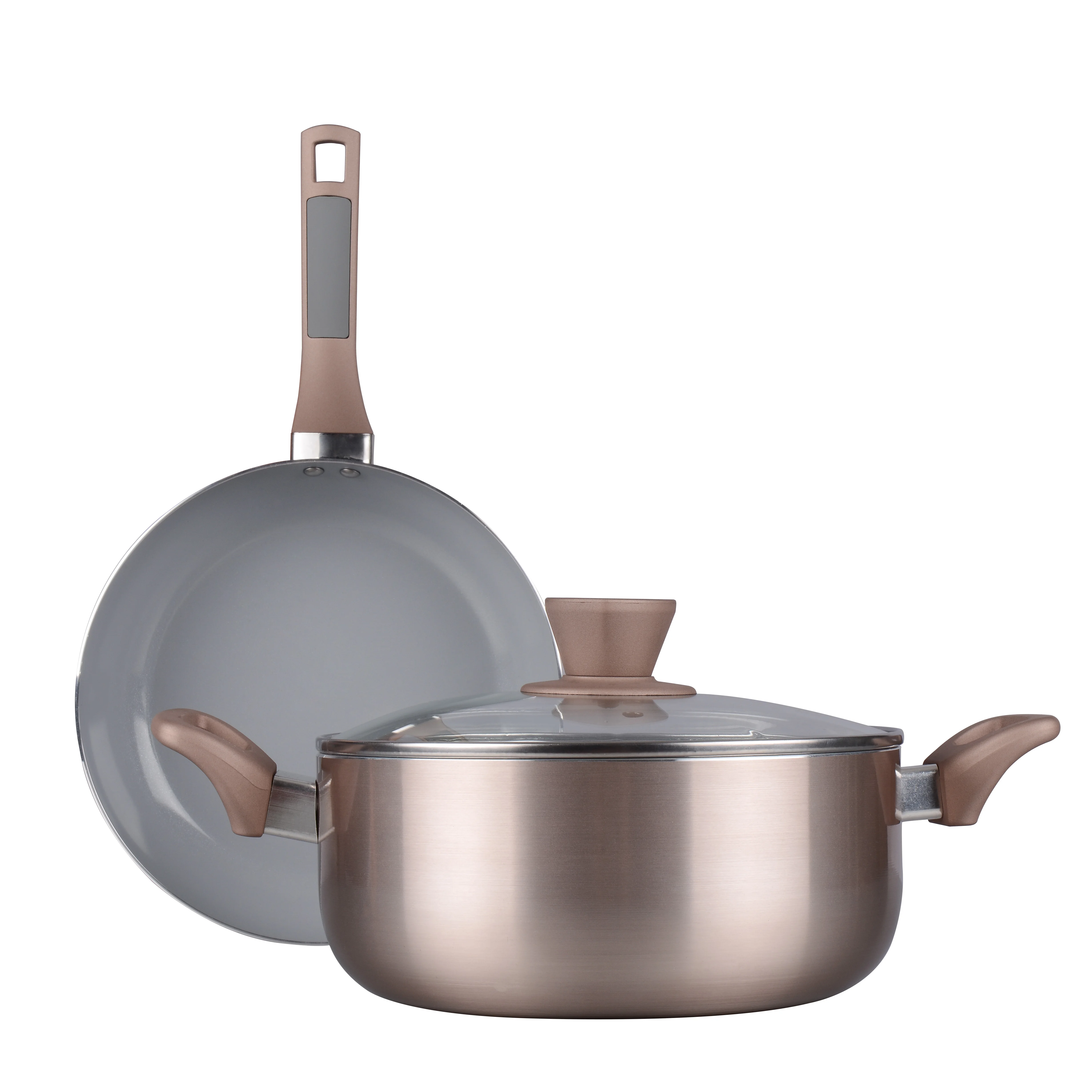 Best Price Aluminum Nonstick White Marble Cookware Buy Non Stick