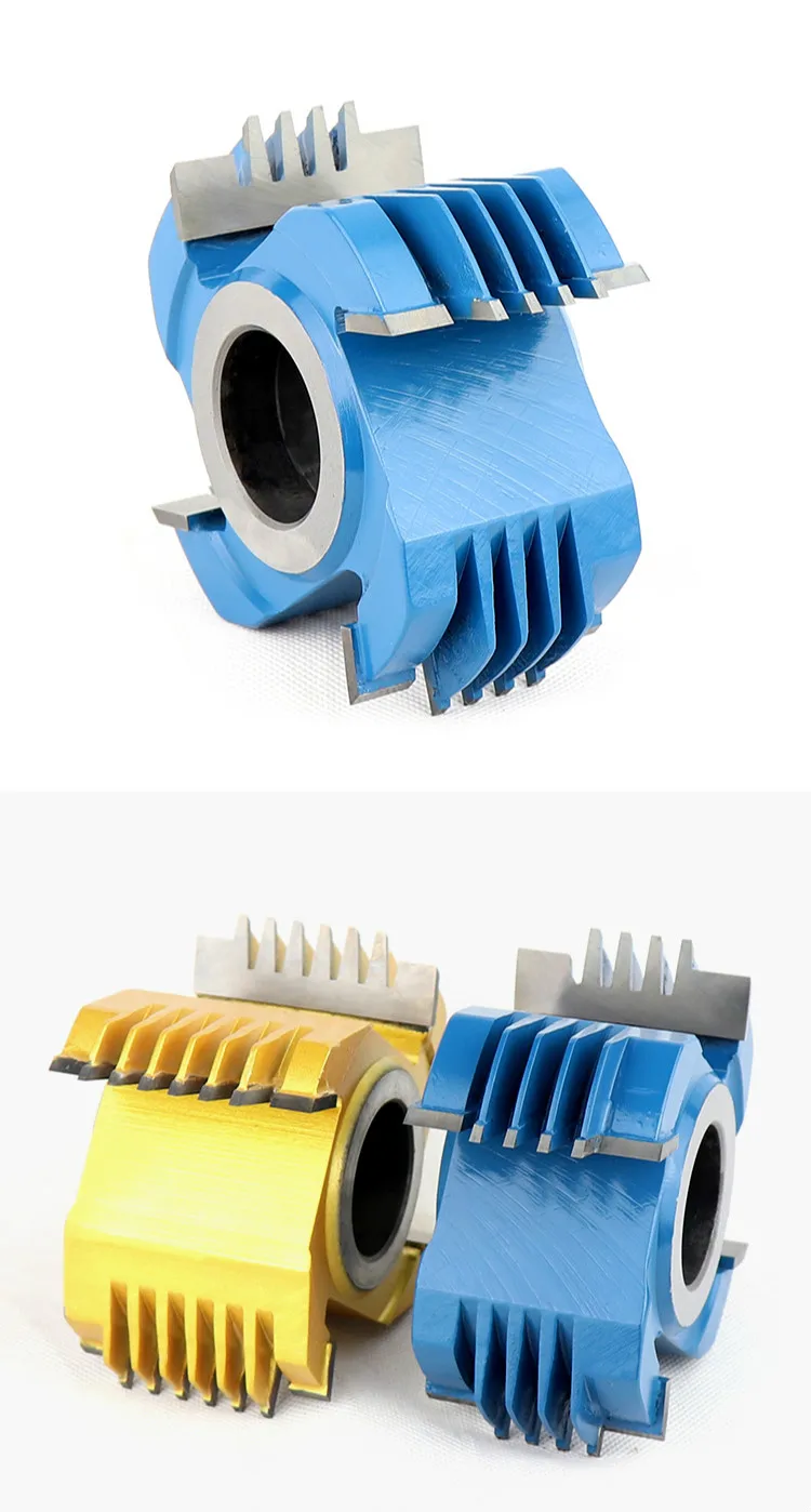 Livter 4 Flutes Finger Joint Shaper Cutter For Woodworking Spindle