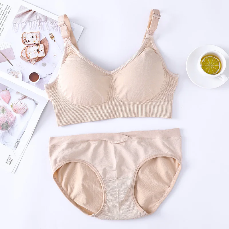 Maternity Feeding Cotton Nursing Pregnant Breastfeeding Ladies Bras