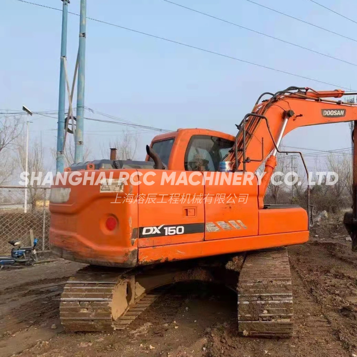 Used Original Doosan Dx150 Dx150lc9c Hydraulic Excavator 15 Tons Midi
