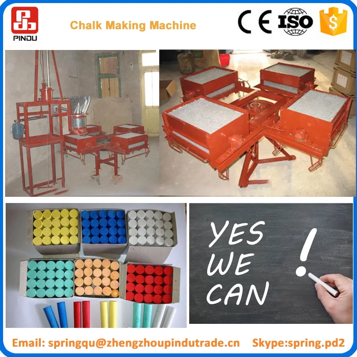 Industrial Colorful School Chalk Marker Making Machine With Mold Low