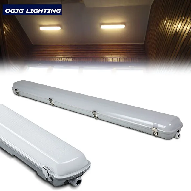 OGJG Industrial Lighting Fixtures Dimming Linkable Garage LED Tri-proof Linear Light