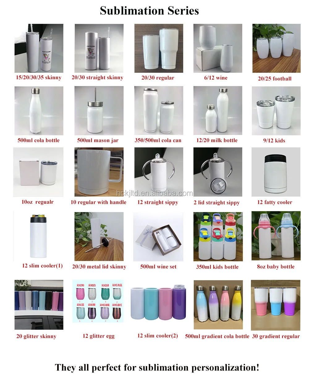 Usa Warehouse Silver Sublimation 20oz & 30oz Modern Curve Tumbler