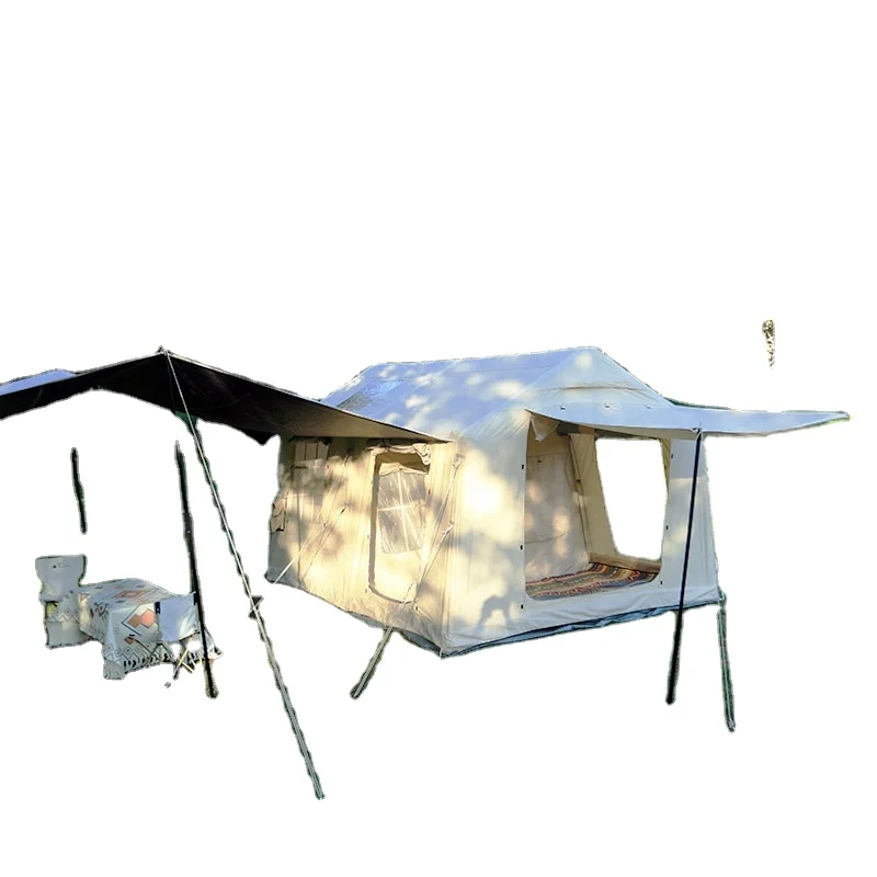 fibega trail tent Alpha Wall Kids Activities cut patternSewn Optie:Zilver gecoat Army Green SoulOut Sleeping