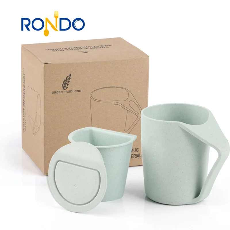 Chinese Factory 400ml Reusable Natural Food Grade Biodegradable Plastic