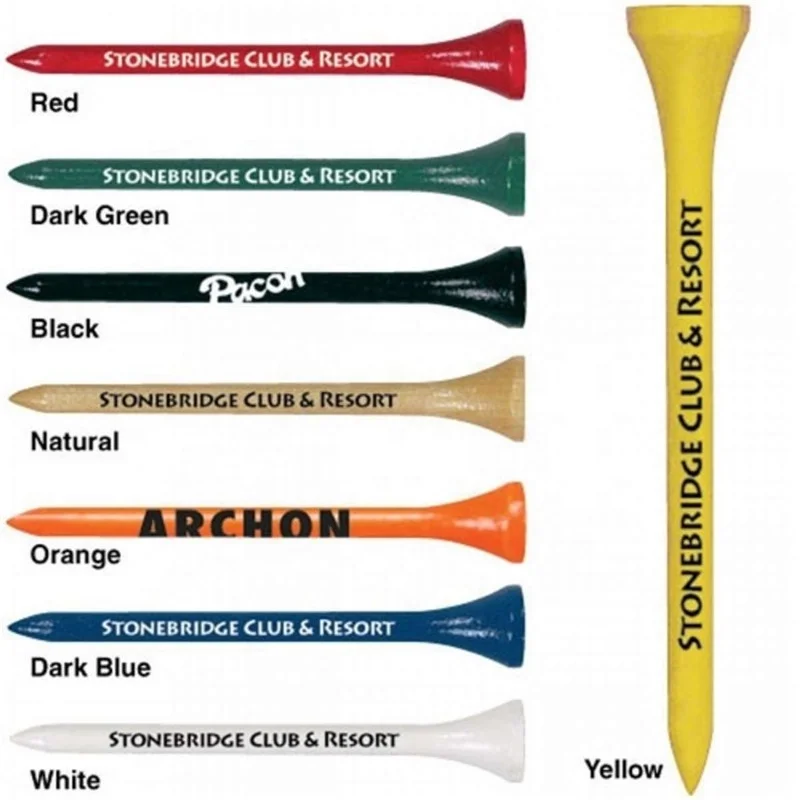 

custom golf tees with logo,300 Pieces, Red, blue, yellow, white, orange, green