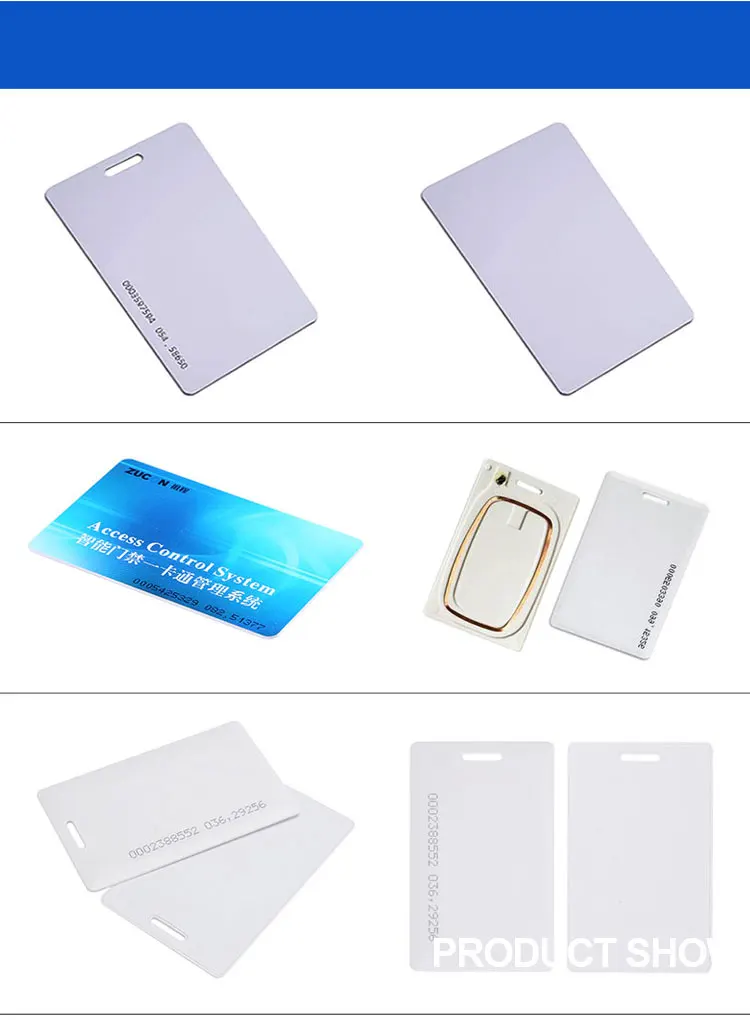 low price PVC ABS mixed material 13.56MHz Entrance and Exit gate access control system IC card