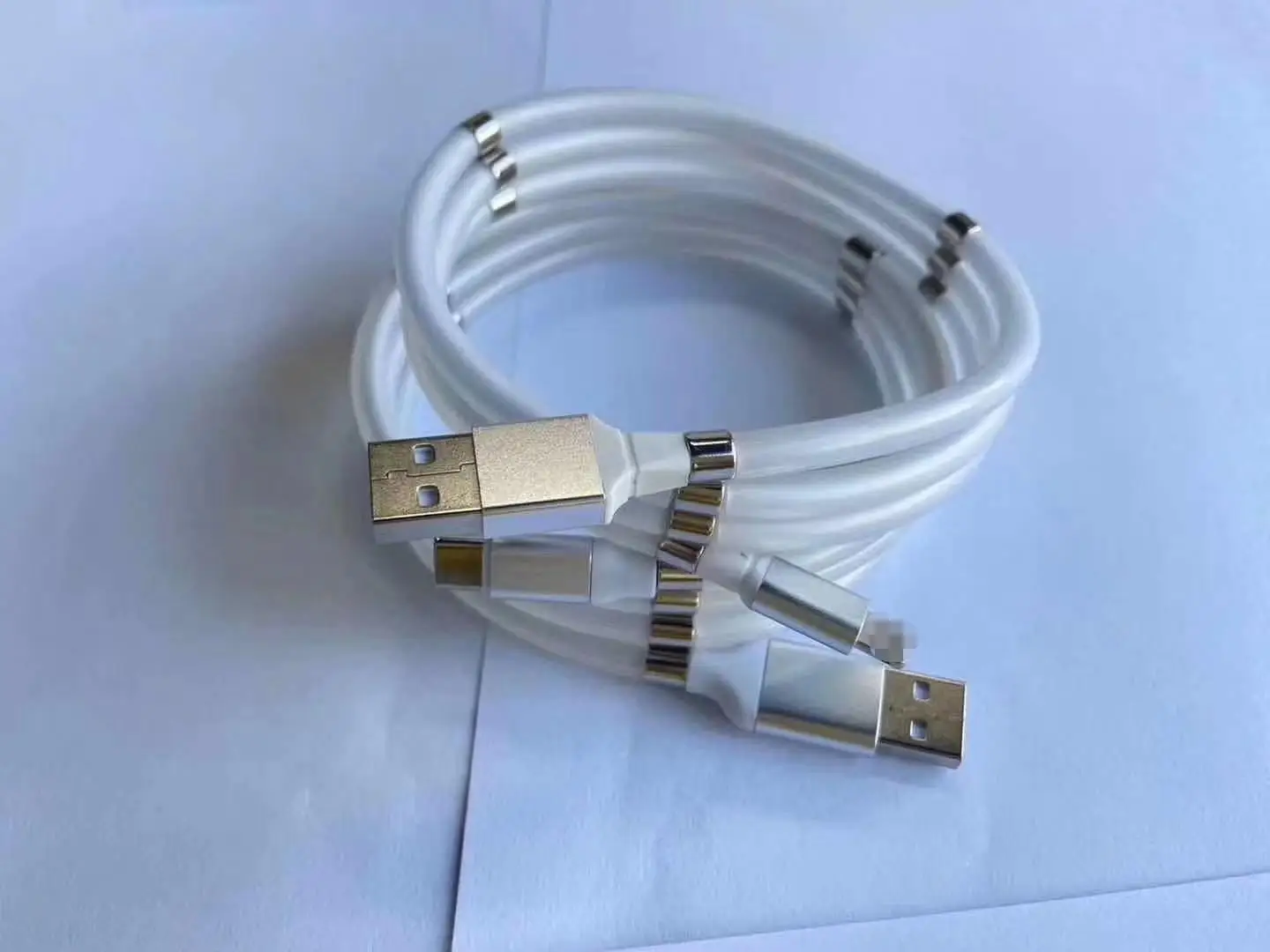 1M 3A charging cable USB to Micro USB Gen 3 Magnetic usb cable for Android mobile phone/ use in car/ laptop - ANKUX.COM