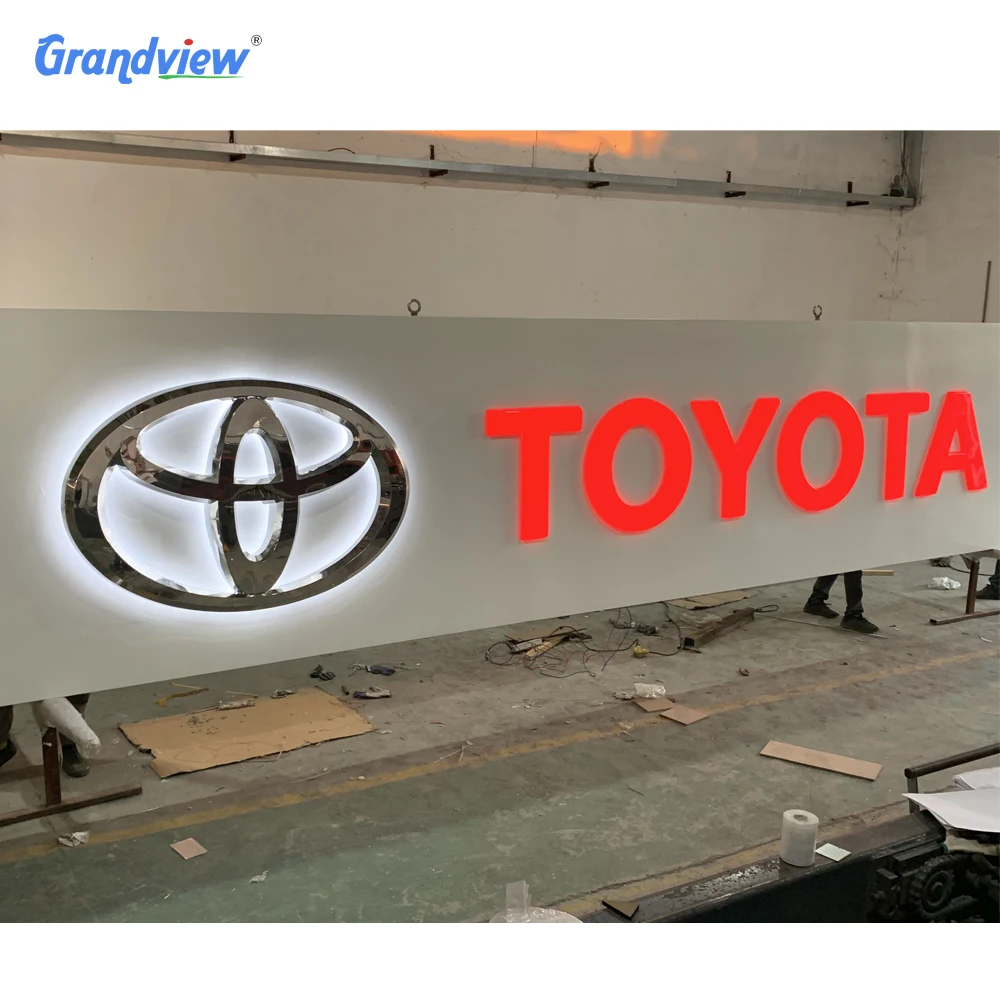 Hot sales outdoor advertising letter acrylic led light letter sign of brand