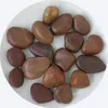 factory price of red brown river stone pebbles,cobble stone pebbles garden items