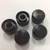 CNC diamond knurling black volume knob for music insutruments