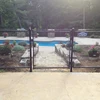 Post Cap For Gi Post For 6' Black Single Wall 6 Foot Height Pvc Used Chain Link Fence Gates Slat