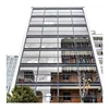 exterior glass panel frameless glass window and exterior glass curtain wall panels