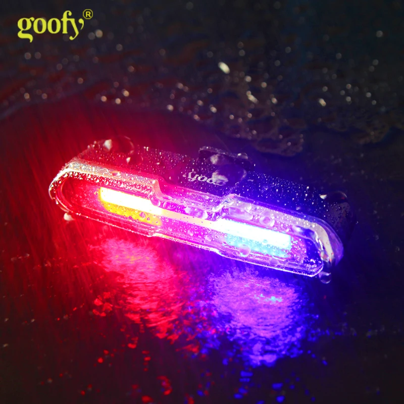 3 Colors Red Blue White Cycling Led Tail Light  USB Rechargeable Front and Back Safety Bicycle LED Headlight  Bike Light