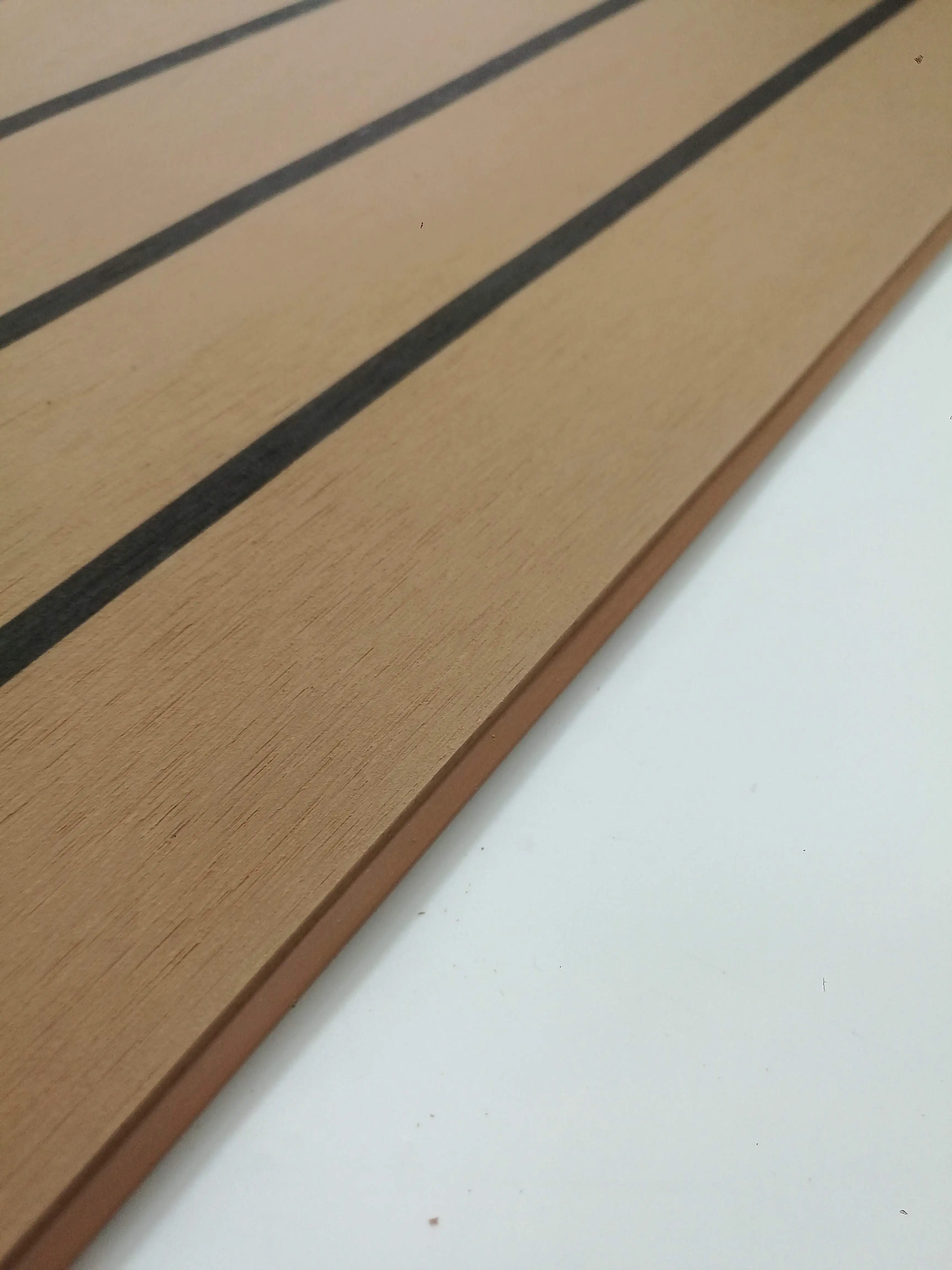 Boat Marine Yacht Synthetic Pvc Teak Decking Flooring With Black